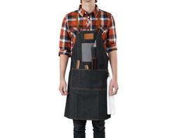 BARBURYS multifunctioneel schort Macho Denim