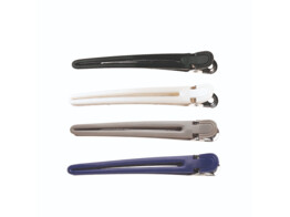 SIBEL Clips alu/plastiek Zwart 12st